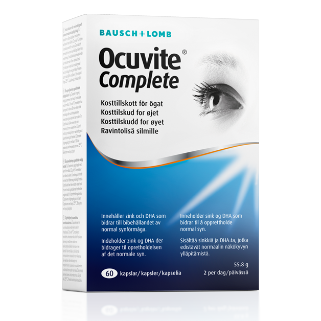 >Ocuvite&reg; Complete &ndash; ravintolis&auml; silm&auml;terveyden edist&auml;miseen